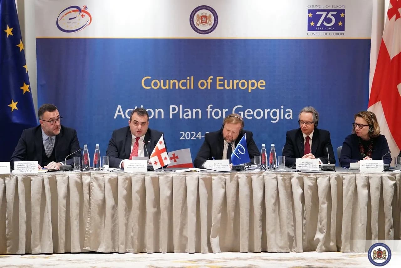 Official presentation of the 2024-2027 Action Plan of the Council of Europe for Georgia